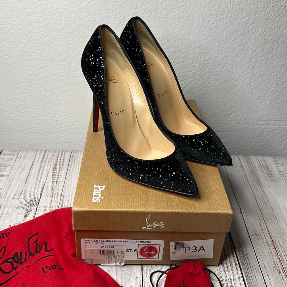 Christian Louboutin velvet galáctica/GG 100